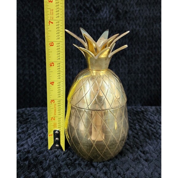 Pineapple Co. Brass Pineapple Tumbler – Made in India - Picture 9 of 9
